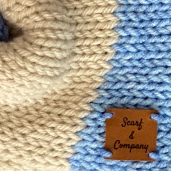 NWT Twisted Knitted Headband,knitted earwarmer double layered handmade by Seller - Picture 3 of 3